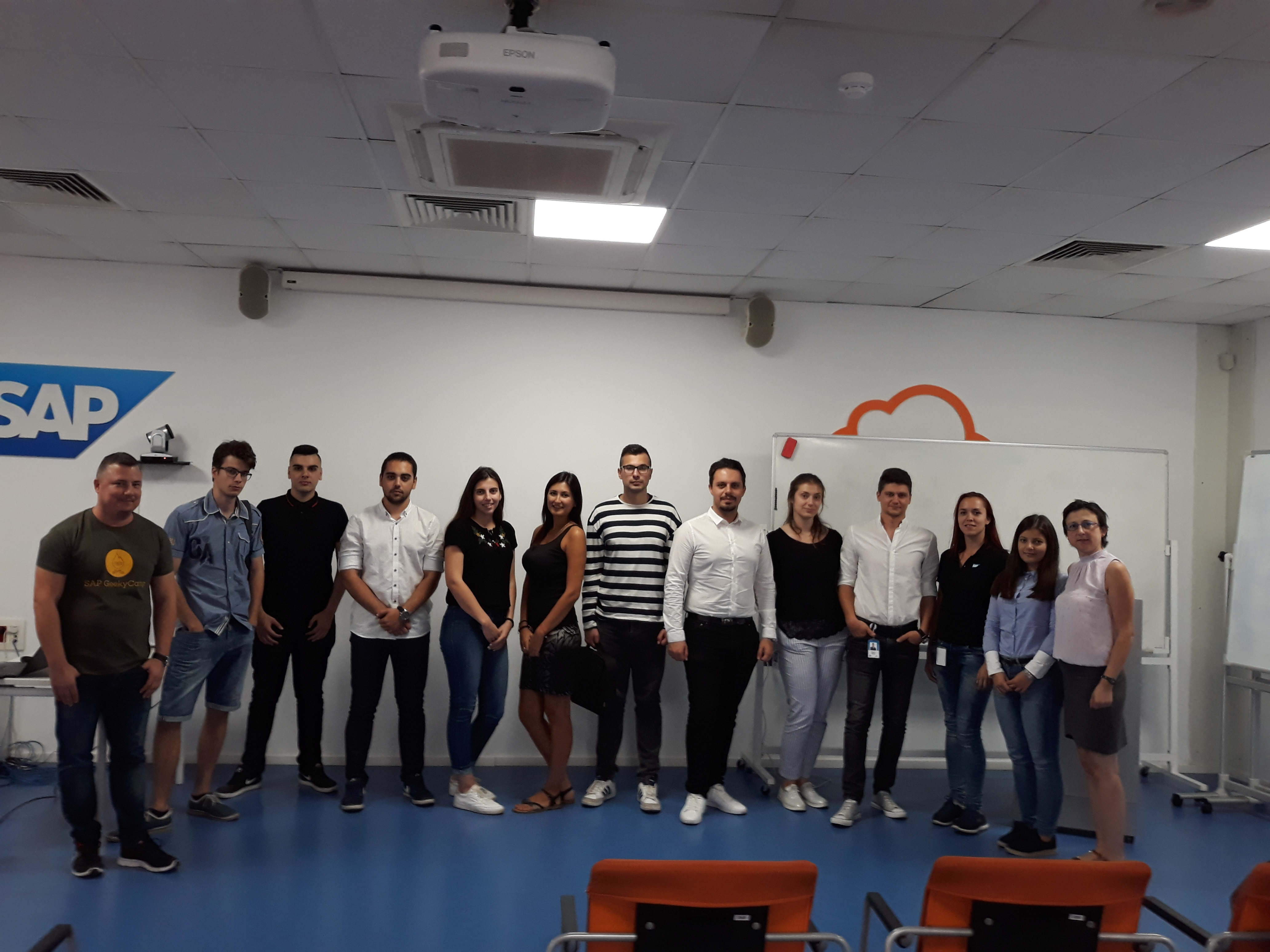 The interns visited the SAP Labs Bulgaria